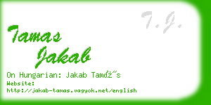 tamas jakab business card